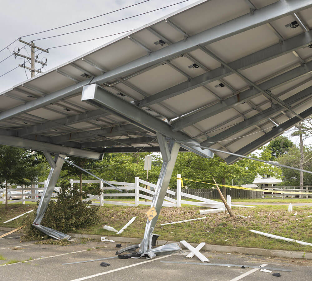 Steel Solar Carport Frame by Baja Construction