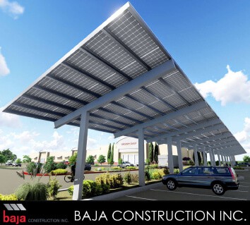 Baja Construction rendering for Baja Carports by an in-house design engineer.
